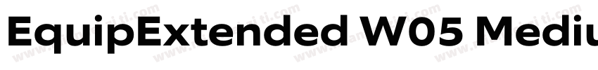 EquipExtended W05 Medium字体转换